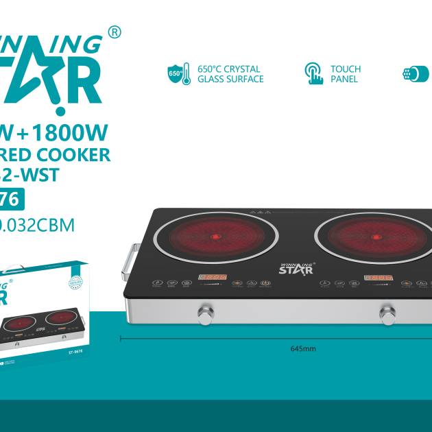 Ceramic  Hot Plate (1800W x 2)